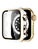 iWatch 42mm Shinny Hard PC Bumper Case - WHITE & ROSE GOLD (Only Ground Shipping)
