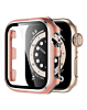 iWatch 42mm Shinny Hard PC Bumper Case - PINK & SILVER (Only Ground Shipping)