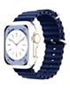 Silicone Ocean Strap with Metal Buckle (DEEP BLUE) for iWatch (42 / 44 / 45 / 49mm) (Only Ground Shipping)