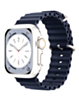 Silicone Ocean Strap with Metal Buckle (MIDNIGHT) for iWatch (42 / 44 / 45 / 49mm) (Only Ground Shipping)