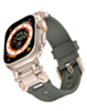 Sport Silicone Band with Metal Connector (GRAY) for iWatch (42 / 44 / 45 / 49mm) (Only Ground Shipping)