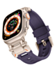 Sport Silicone Band with Metal Connector (PURPLE) for iWatch (42 / 44 / 45 / 49mm) (Only Ground Shipping)