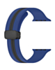 MagStripe Dual Color Magnetic Silicone Band (MIDNIGHT BLUE & ORANGE) for iWatch (42 / 44 / 45 / 49 mm) (Only Ground Shipping)