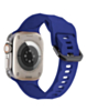Silicone Wave Sport Strap (MIDNIGHT BLUE) for iWatch (42 / 44 / 45 / 49mm) (Only Ground Shipping)