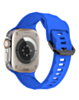 Silicone Wave Sport Strap (NAVY BLUE) for iWatch (42 / 44 / 45 / 49mm) (Only Ground Shipping)