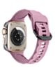 Silicone Wave Sport Strap (PURPLE) for iWatch (42 / 44 / 45 / 49mm) (Only Ground Shipping)
