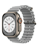 Silicone Ocean Strap with Metal Buckle (CLOUD GRAY) for iWatch (42 / 44 / 45 / 49mm) (Only Ground Shipping)