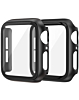 iWatch 42mm (2024) Hard PC Bumper Case with Tempered Glass - BLACK (Only Ground Shipping)