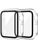 iWatch 42mm (2024) Hard PC Bumper Case with Tempered Glass - CLEAR (Only Ground Shipping)