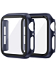 iWatch 42mm (2024) Hard PC Bumper Case with Tempered Glass - NAVY BLUE (Only Ground Shipping)