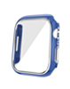 Shinny Hard PC Bumper Case (BLUE & SILVER) for iWatch 42mm (2024) (Only Ground Shipping)