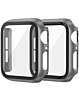 iWatch 42mm (2024) Hard PC Bumper Case with Tempered Glass - GRAY (Only Ground Shipping)