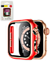 iWatch 44mm Shinny Hard PC Bumper Case - RED & ROSE GOLD (Only Ground Shipping)