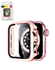 iWatch 44mm Shinny Hard PC Bumper Case - PINK & ROSE GOLD (Only Ground Shipping)