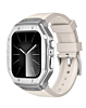 Sports Rugged Band with Metal Cover for iWatch (44mm / 45mm) - WHITE (Only Ground Shipping)