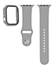 Silicone Soft Band with Tempered Glass - GRAY for iWatch 46mm (Only Ground Shipping)