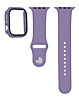 Silicone Soft Band with Tempered Glass - LIGHT PURPLE for iWatch 46mm (Only Ground Shipping)