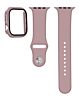 Silicone Soft Band with Tempered Glass - PINK for iWatch 46mm (Only Ground Shipping)