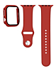 Silicone Soft Band with Tempered Glass - RED for iWatch 46mm (Only Ground Shipping)