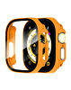 iWatch 49mm Hard PC Bumper Case with Tempered Glass - ORANGE (Only Ground Shipping)