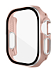 iWatch 49mm Shinny Hard PC Bumper Case - PINK & SILVER (Only Ground Shipping)