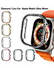 iWatch 49mm Stone PC Bumper Case - GOLD  (Only Ground Shipping)