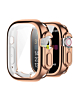 iWatch 49mm Hard PC Bumper Case with Tempered Glass - ROSE GOLD (Only Ground Shipping)