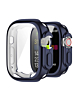 iWatch 49mm Hard PC Bumper Case with Tempered Glass - NAVY BLUE (Only Ground Shipping)