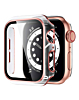 iWatch 49mm Shinny Hard PC Bumper Case - CLEAR & ROSE GOLD (Only Ground Shipping)