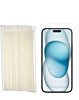 Clear Tempered Glass for iPhone 16 (2.5D / 50 Pcs in Bulk)