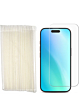 Clear Tempered Glass for iPhone 16 Pro / 17 / 17 Pro (2.5D / 50 Pcs in Bulk)