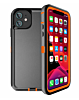 Heavy Duty Case for iPhone 12 Mini (BLACK & ORANGE) (Only Ground Shipping)