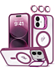 Transpalet Silicone case & Camera stand with Camera Lens - WINE for iPhone 11 (Only Ground Shipping)