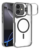 Matte Transparent Camera Stand Case with Wireless Charging - GRAY for iPhone 11 (Only Ground Shipping)