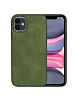 Matte Retro Leather Case - GREEN for iPhone 11 (Only Ground Shipping)