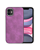 Matte Retro Leather Case - PURPLE for iPhone 11 (Only Ground Shipping)