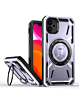 Full-Body Rugged Shockproof Case with Built-in Ring Holder - PURPLE for iPhone 11 (Only Ground Shipping)