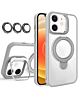 Magnetic Clear Case with 2 Kickstand & Camera Lens - GRAY for iPhone 11 (Only Ground Shipping)