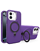 Support Heavy Duty Case with Wireless Charging Kickstand - PURPLE for iPhone 11 (Only Ground Shipping)