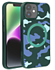 Camouflage Design Wireless Charging Case - GREEN for iPhone 11 (Only Ground Shipping)