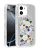 Flower Design Transparent Case with Wireless Charger - Style 3 for iPhone 11 (Only Ground Shipping)