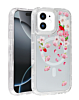 Flower Design Transparent Case with Wireless Charger - Style 6 for iPhone 11 (Only Ground Shipping)