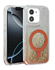 Wireless Charging Protective Glitter Liquid Bumper Case - RED for iPhone 11 (Only Ground Shipping)