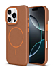 Magnetic Leather Soft Cases - GOLDEN BROWN for iPhone 11 Pro Max (Only Ground Shipping)