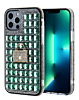 Crystal Stones Case with Bag Adornment - LIME GREEN for iPhone XR (Only Ground Shipping)