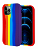Dual Layer Serrated Case - RAINBOW for iPhone 11 Pro Max (Only Ground Shipping)