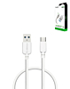 Esoulk EC30P USB A-C Round Cable (WHITE) (5ft) (15W) (Only Ground Shipping)