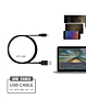 Esoulk USB A-C Round Charging Cable (BLACK) (5ft) (15W) (Only Ground Shipping)