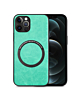 Wireless Charging Full Leather Case - TEAL for iPhone 12 Pro Max (Only Ground Shipping)