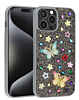 Butterfly Glitter Rhinestone Case - GRAY for iPhone 12 Pro Max (Only Ground Shipping)